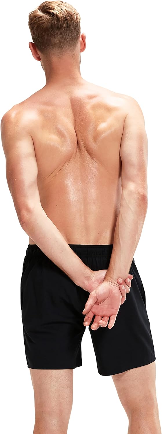 Speedo Herren Essentials 16" Wassershort (1er Pack) XS Black/Fed Red, XS Black/Fed Red