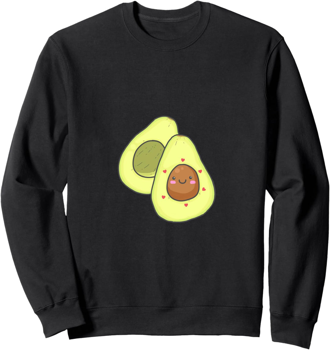 Lustige süsse Avocado Veganer Vegetarier Sweatshirt