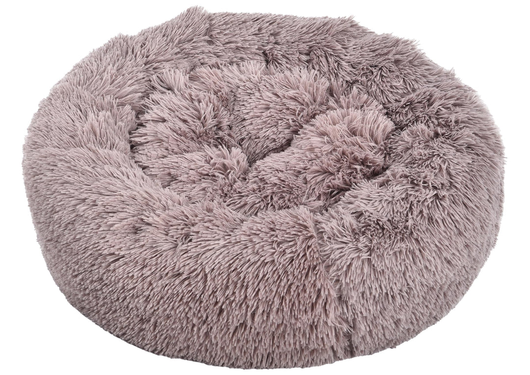 Dehner Lieblinge Hunde- und Katzenbett Cookie, Grösse L, ca. Ø 76 cm, Höhe ca. 17 cm, Polyester, bra