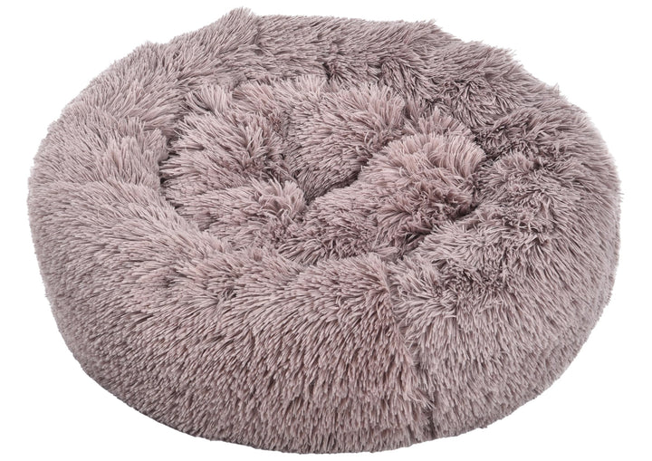 Dehner Lieblinge Hunde- und Katzenbett Cookie, Grösse L, ca. Ø 76 cm, Höhe ca. 17 cm, Polyester, bra