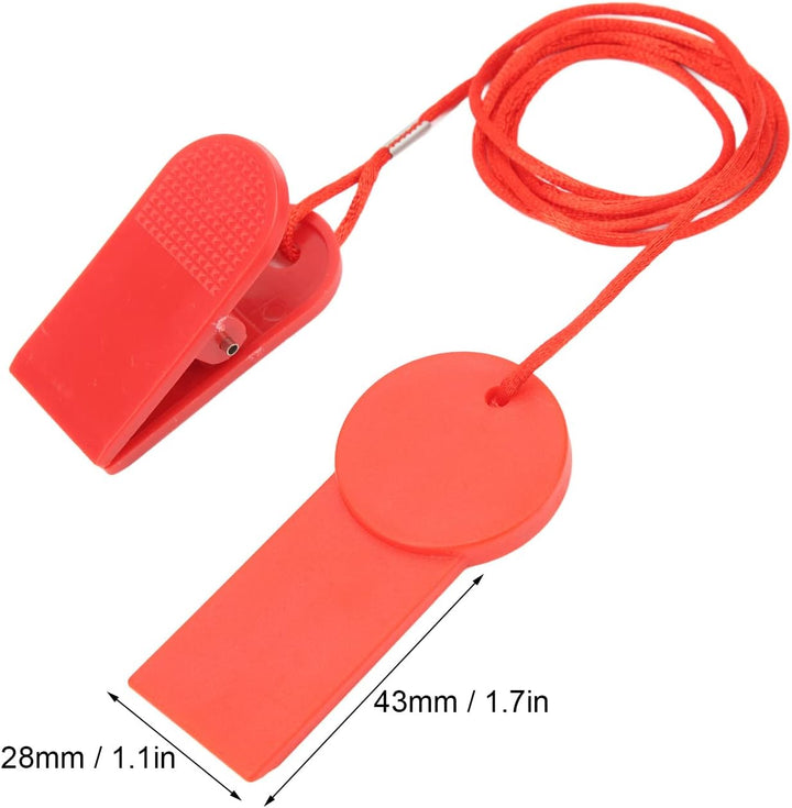 Jiawu Laufband-Sicherheitsschlüssel, 2 Stück, Laufband-Magnet-Sicherheitsschlüssel, Ersatz-Laufband-