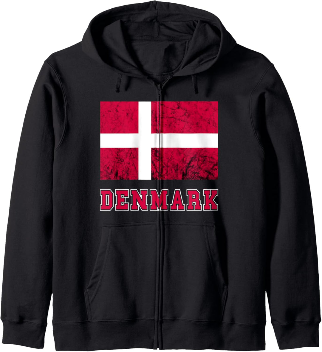 Dänemark Flagge Dannebrog Däne Stolz Dänische Wurzeln Kapuzenjacke
