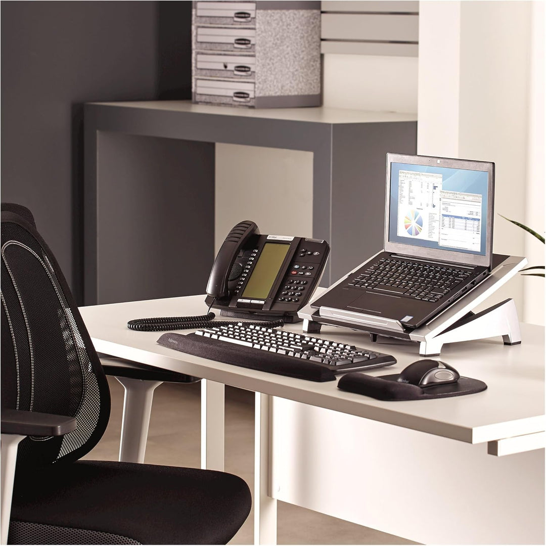Fellowes Laptop Ständer höhenverstellbar - Laptop Halterung, für Notebooks oder Monitore bis 5 kg Ge