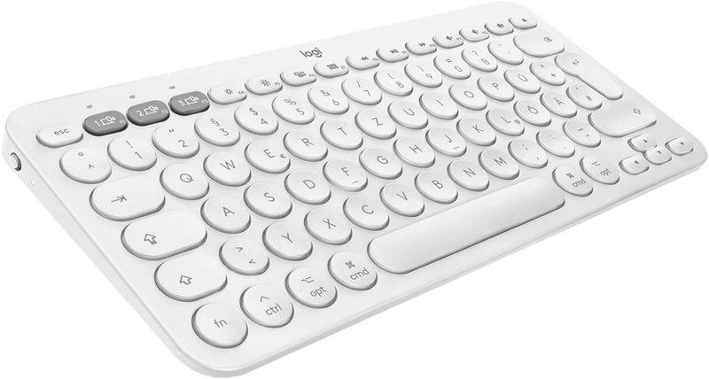 Logitech - Eingangsgeräte K380 F. MAC Multi-Device BTKEYB - Offwhite - ESP - Mediter