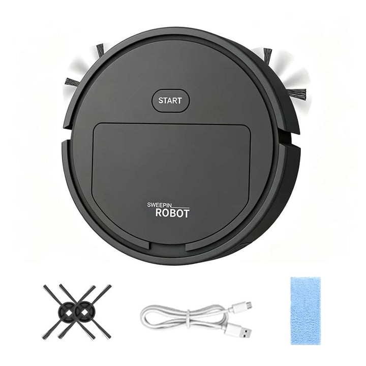 Mini Saugroboter für Auto,Auto Staubsauger Roboter,Ultradünn 6 cm Automatischer Robot Vacuum Cleaner