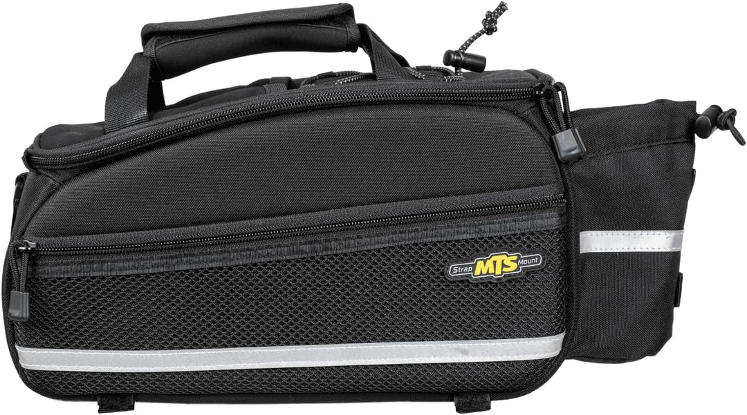 Topeak MTS TrunkBag EX, Strap Lenkertasche aus 600D Polyester/Eva-Schaum in der Farbe Schwarz Kapazi