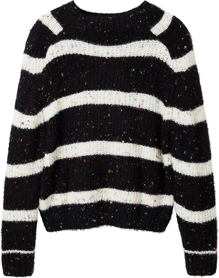 Desigual Damen Pullover_vinalopo Sweater M Schwarz, M Schwarz