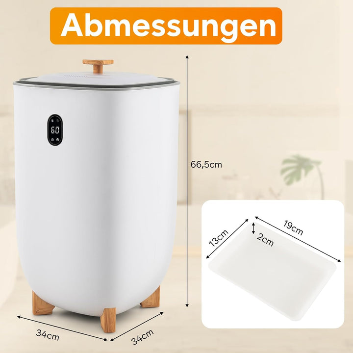 RELAX4LIFE 35L Handtuchwärmer, Handtuchtrockner elektrisch mit grosser Kapazität, Towel Warmer mit a