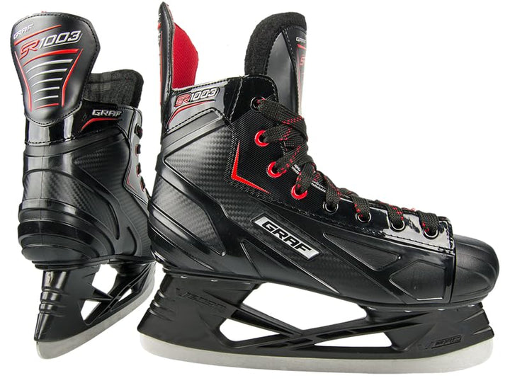 Graf Ultra SR1003 Schlittschuhe Senior geschliffen und sofort Fahrfertig, Grösse:43