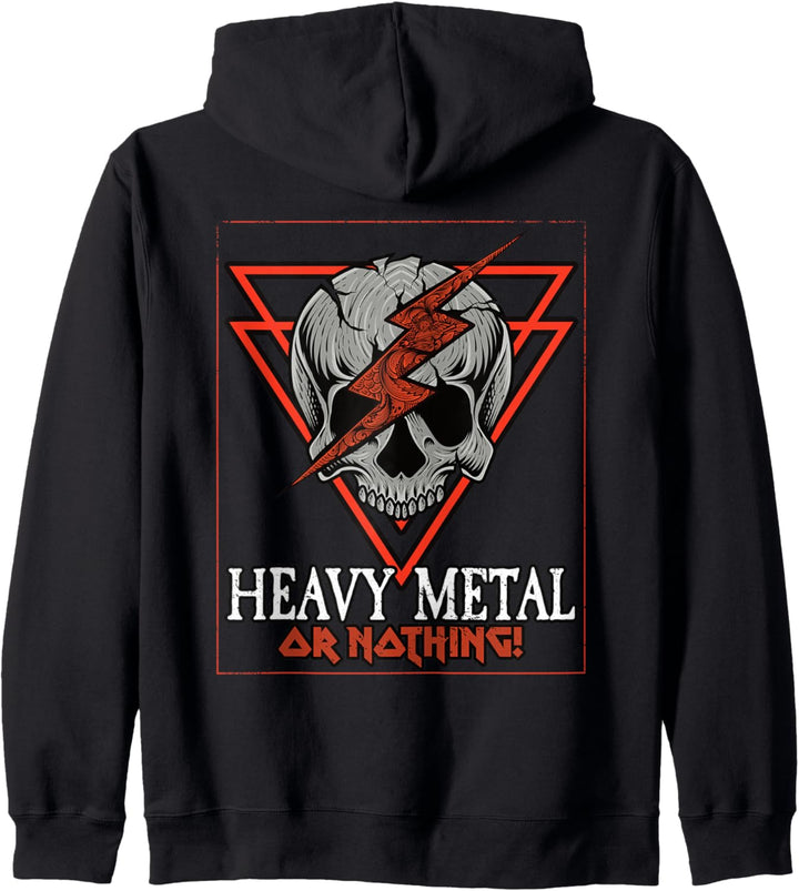 Heavy Metal Or Nothing I Vintage Heavy Metal Kapuzenjacke