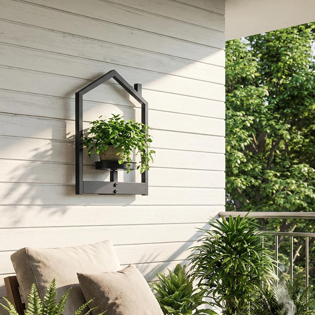 HOOBRO Wandbehang, Pflanzgefässe, Blumenständer Wandmontage, Wand Blumenständer mit Abnehmbarem Unte