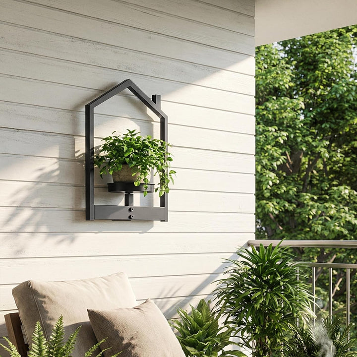 HOOBRO Wandbehang, Pflanzgefässe, Blumenständer Wandmontage, Wand Blumenständer mit Abnehmbarem Unte