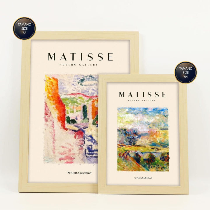 Nacnic Set mit 6 Postern von Picasso und Matisse. Letztes Jahrhundert. Drucke des Fauvismus und Surr