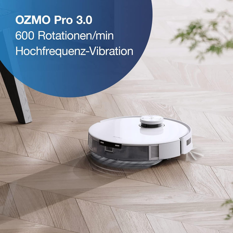 ECOVACS DEEBOT T10, Staubsaugerroboter mit vibrierenden Wischplatten (OZMO 3.0), 3000PA Saugstärke,