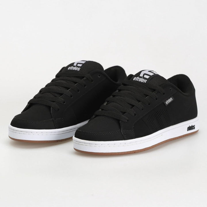 Etnies Herren Kingpin Skateboardschuhe 42 EU Schwarz Weiss, 42 EU Schwarz Weiss