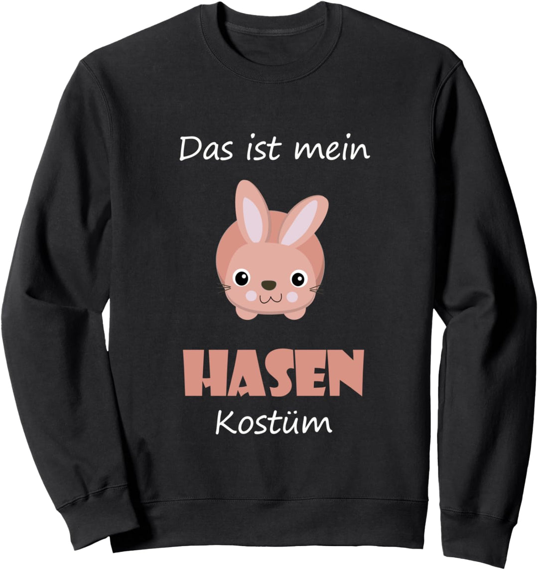 Perfekte Kombi zum Hasenohren Haarreif für Faschingsmuffel Sweatshirt