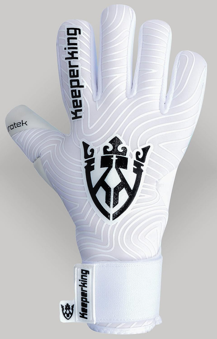 Keeperking Torwarthandschuhe für Erwachsene Fussballhandschuhe Herren Innennaht Profi Premier Grip 4