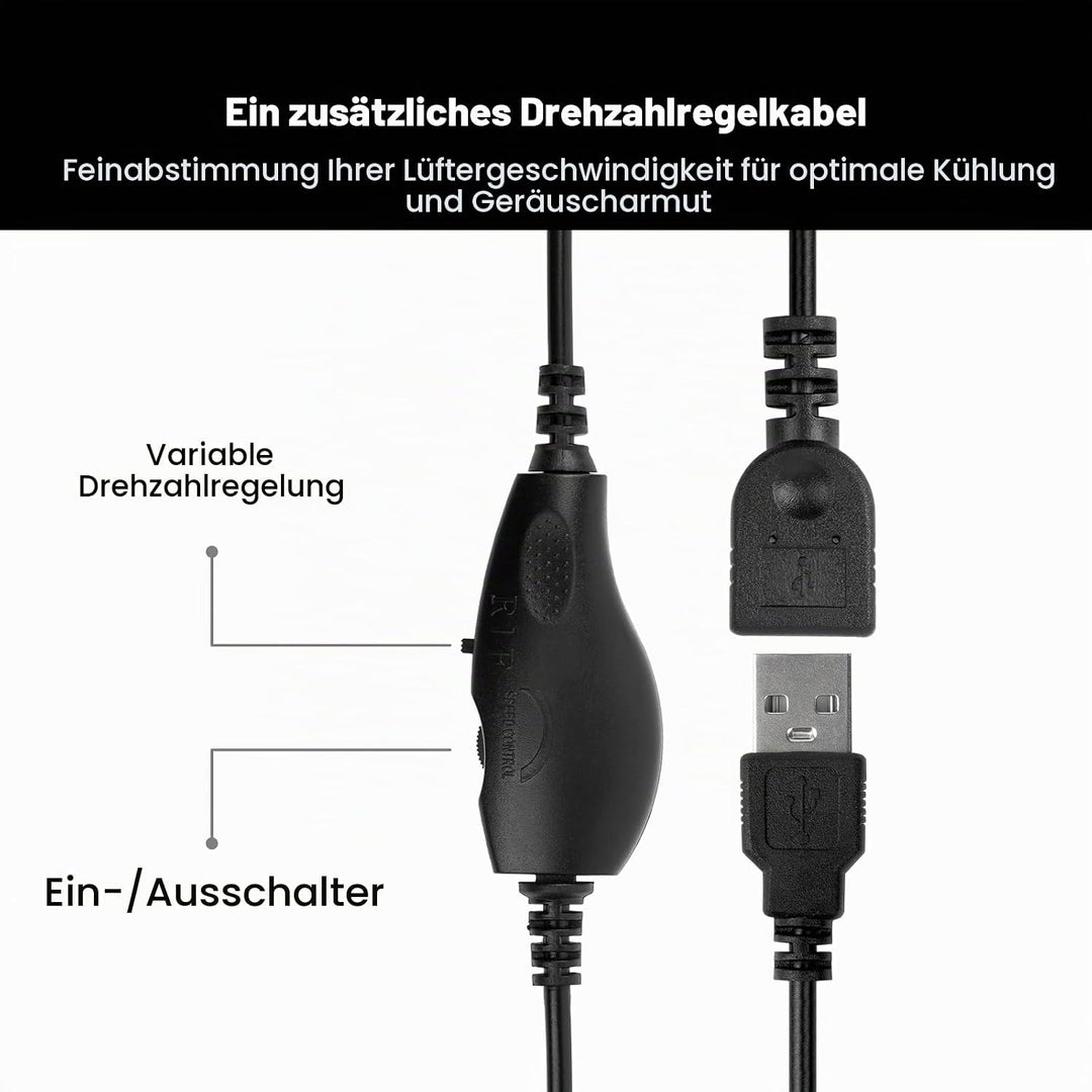 Fosi Audio Kühlventilator, hochleistungsfähiger Lüfter für Fosi Audio HiFi Stereo Verstärker V3 MONO