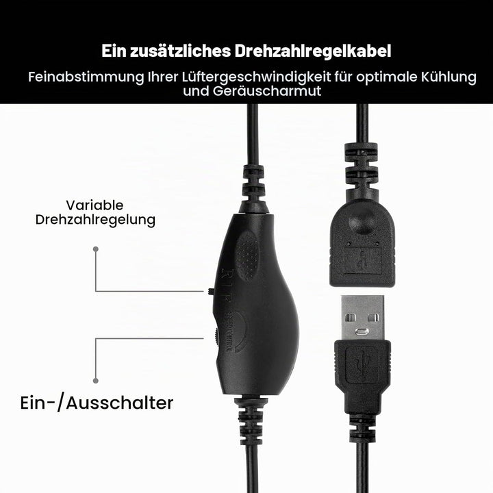 Fosi Audio Kühlventilator, hochleistungsfähiger Lüfter für Fosi Audio HiFi Stereo Verstärker V3 MONO