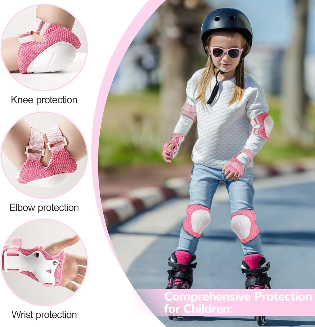 Knieschoner Kinder, Schoner Inliner Kinder, Schützer inliner Kinder [6er Set] , Geeignet für Rollsch