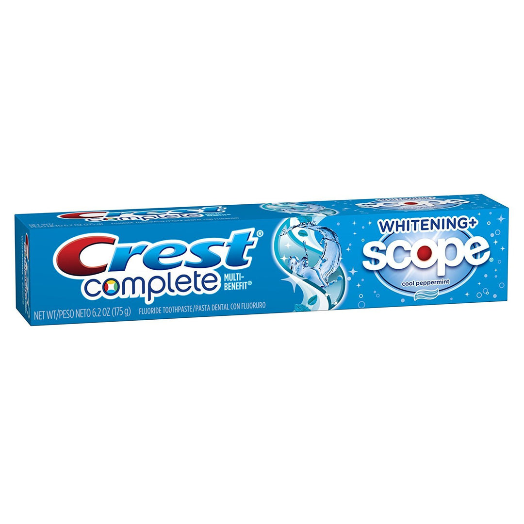 Crest Complete, Whitening Plus-Scope, Fluoride Anticavity Zahnpasta Cool Pfefferminze, 6,2 Unzen (2