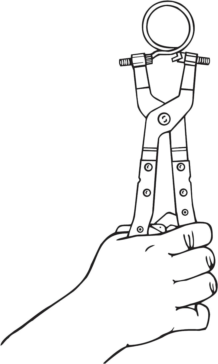 Lisle 17100 flach Band Schlauchschelle Zange Flachband-Schlauchschellenzange, Flachband-Schlauchsche