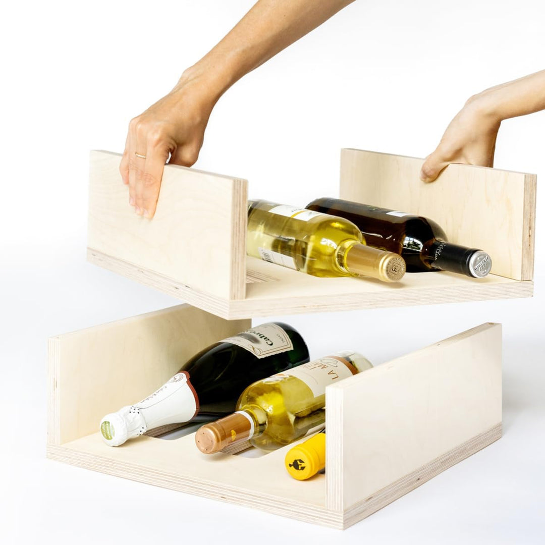 Stackable bottle rack - EL CELLER-2