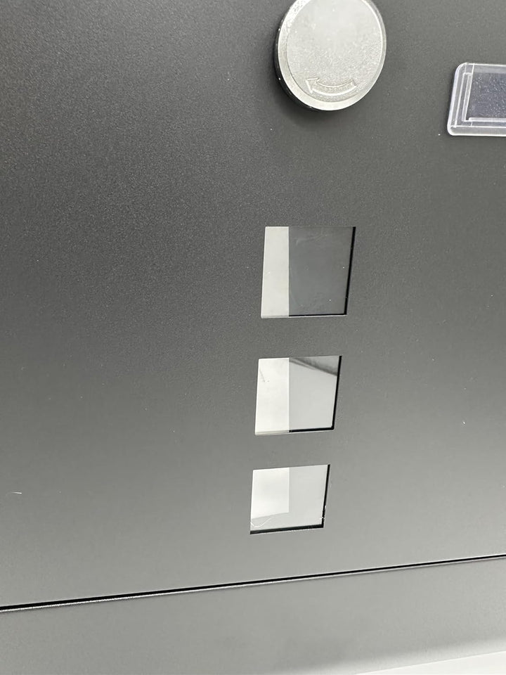 Briefkasten, Postkasten Zeitungsfach, Schloss mit Kupfer-Schliesszylinder+drehbarer Abdeckung, 4 Sch