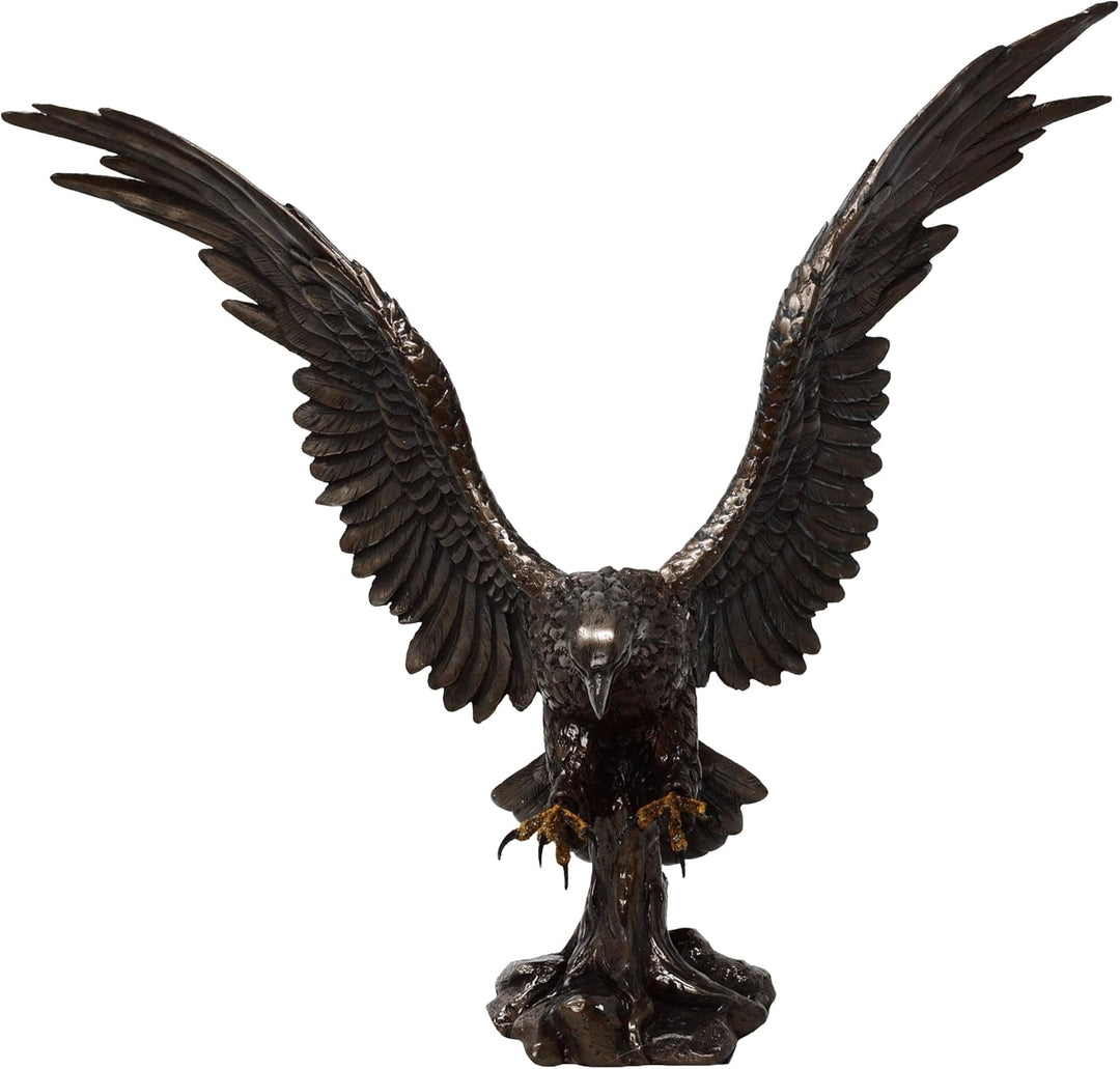 MC Dekofigur bronziert - Adler Wings of Glory - Bronzefigur Figur Deko In-/Outdoor