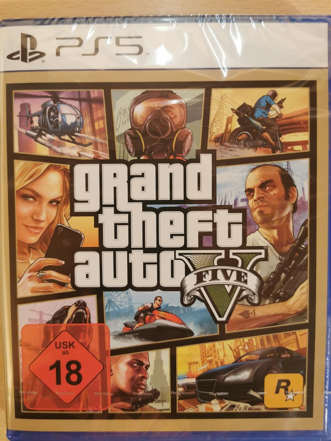 GTA 5 - Grand Theft Auto V für PS5 (100% UNCUT) (Deutsche Verpackung)