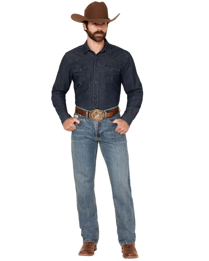 Cinch White Label Herren Jeans Relaxed Fit 27W / 34L Medium Stonewash, 27W / 34L Medium Stonewash