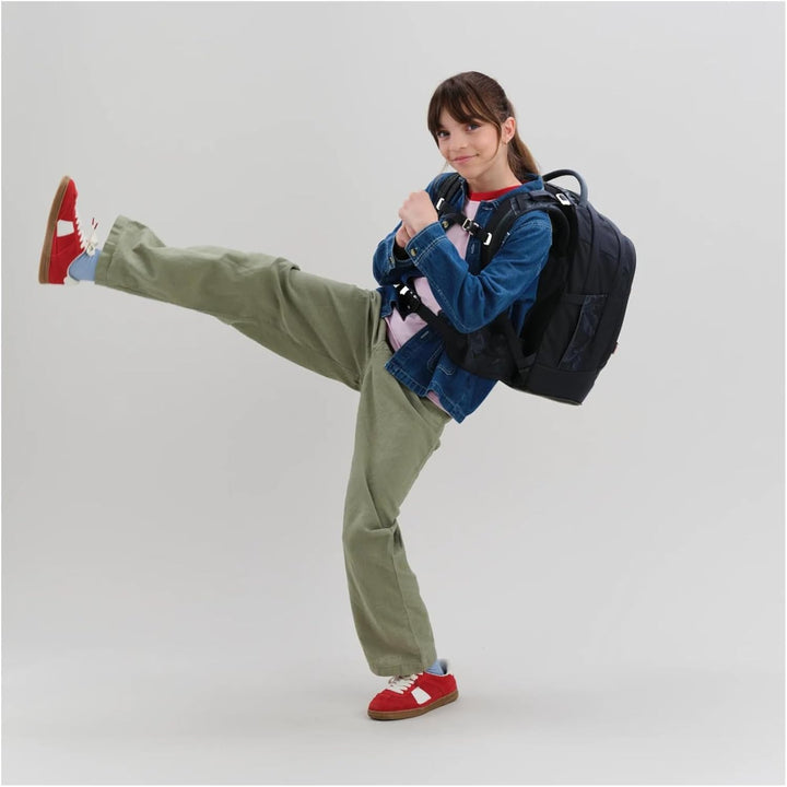 Satch Pack Schulrucksack ab 5. Klasse ergonomisch 30L Stauraum standfest Organisationstalent Einheit