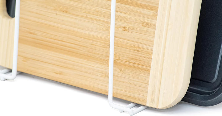 simplywire – Backblech- und Schneidebrett-Gestell – Pfannenaufbewahrung – Küchenschrank-Organizer –