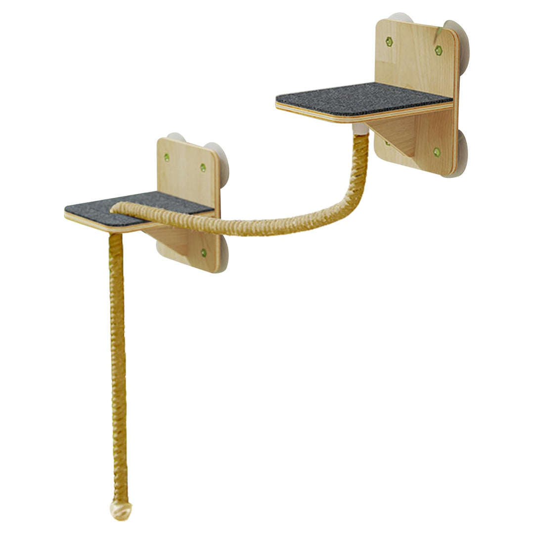 Wandregale Für Katzen-Platzsparendes Wandregal für Katzen mit Halterung,Kletterwand mit Liegeplatz,