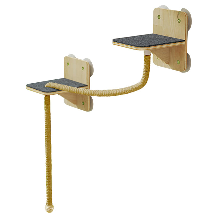 Wandregale Für Katzen-Platzsparendes Wandregal für Katzen mit Halterung,Kletterwand mit Liegeplatz,