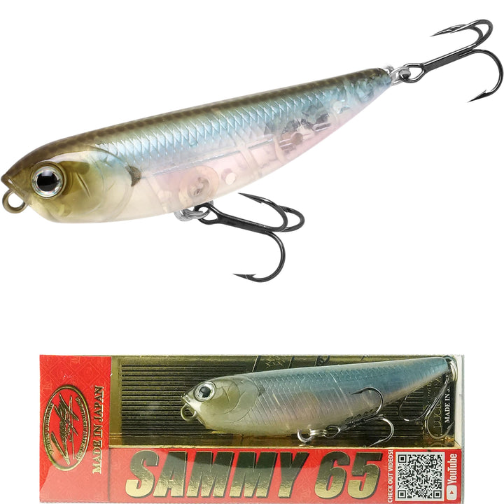 Lucky Craft Sammy 65 Topwater Angelköder, 6,3 cm, schwimmende Süsswasserforelle, Kleinmaulbarschköde