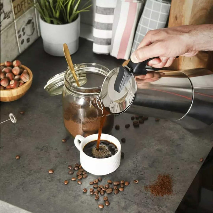KING HOFF Espresso Moka (600ml/12Tassen), 600ml/12Tassen