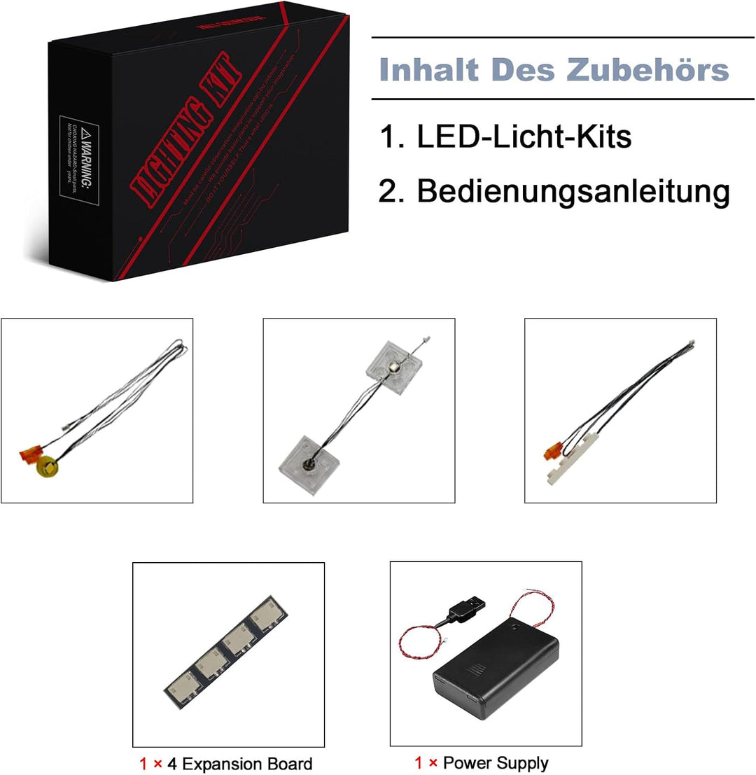 BrickBling Led Licht Set für Lego 21170 Minecraft Das Schweinehaus Bauset (Nur DIY-Beleuchtungsset,