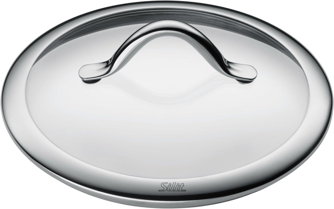 Silit Vitaliano Nero Kochtopf gross 22cm, Glasdeckel, Fleischtopf Induktion 4,7l, Silargan Funktions