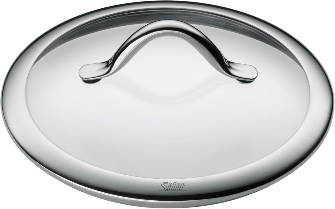 Silit Vitaliano Nero Kochtopf gross 22cm, Glasdeckel, Bratentopf Induktion 3,1l, Silargan Funktionsk