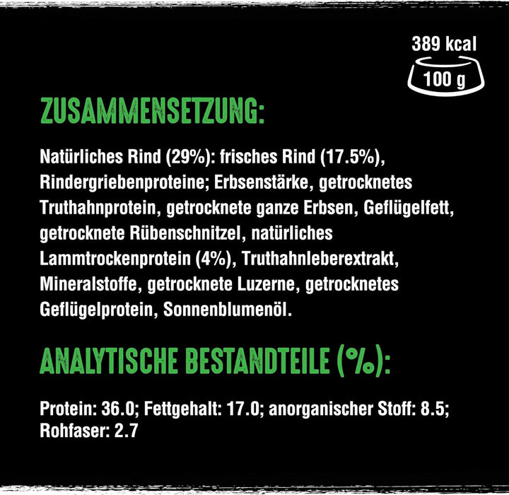 Crave Adult Trockenfutter mit Lamm & Rind, 11,5kg (1 Beutel) – Premium Hundefutter trocken mit hohem
