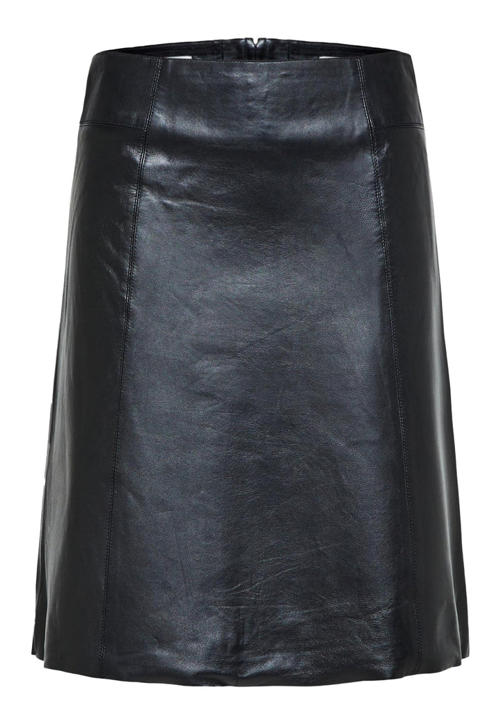 Selected Femme Female Lederrock Mini 34 Schwarz, 34 Schwarz