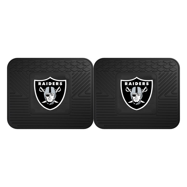 FANMATS NFL Herren Unisex Erwachsene 2 Utility Mats Oakland Raiders 14"x17" Teamfarbe, Oakland Raide