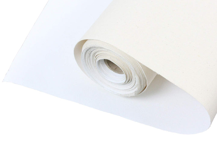 Paintersisters LEINWAND auf Rolle 10m x 100cm aus 100% BW 380gr/m², mehrfach vorgrundiert, Leinwandr