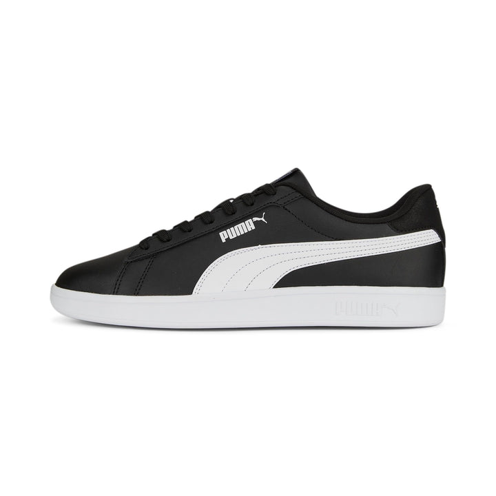 PUMA Unisex Smash 3.0 L Sneaker 38 EU Puma Black Puma White, 38 EU Puma Black Puma White