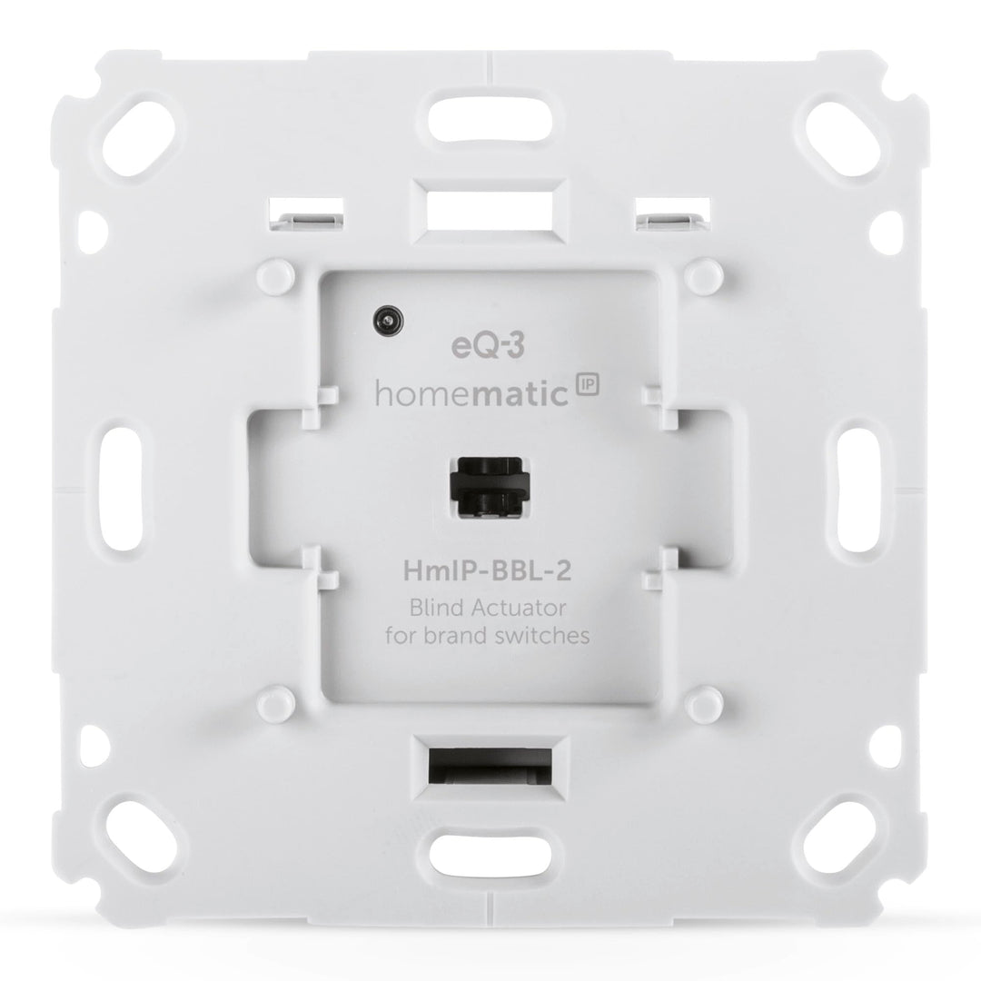 Homematic IP Smart Home Jalousieaktor für Markenschalter, Digitale Steuerung von 1 Jalousie oder Raf