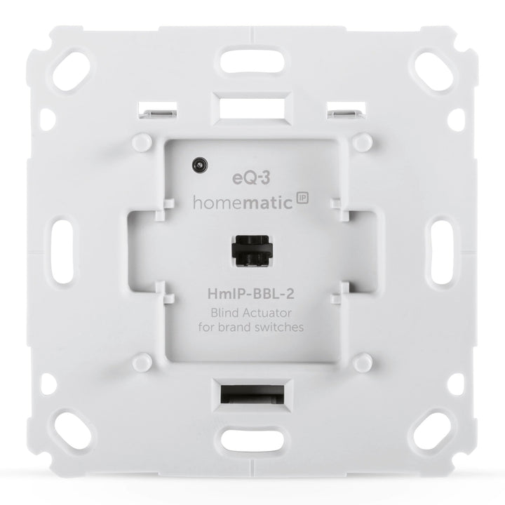 Homematic IP Smart Home Jalousieaktor für Markenschalter, Digitale Steuerung von 1 Jalousie oder Raf