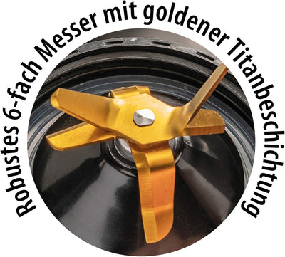 CASO B 1800 PowerBlender, Standmixer, Ideal für Milchshakes, Babybrei etc., 1800 Watt Motor, grosser