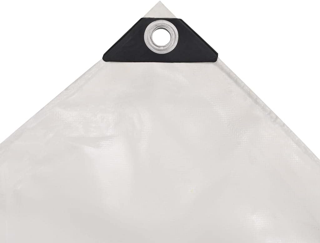 vidaXL Abdeckplane PVC 650g/m² 3x4m Weiss LKW Plane Schutzplane Gewebeplane 3 x 4 m Weiss, 3 x 4 m W
