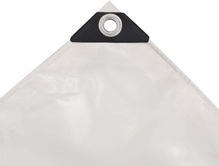 vidaXL Abdeckplane PVC 650g/m² 3x4m Weiss LKW Plane Schutzplane Gewebeplane 3 x 4 m Weiss, 3 x 4 m W